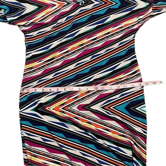 Trina Turk Dominica 2 Multicolored Striped 3/4 Length Sleeve Mini Dress Size XS - Picture 12 of 16